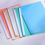 Morandi A4 Rotating Clip Folder Set 5PCS