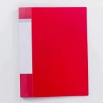 Red A4 100-Pocket Document Display Book