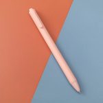 Pink Macaron Retractable Black Ink Gel Pen