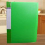 Green A4 100-Pocket Document Display Book