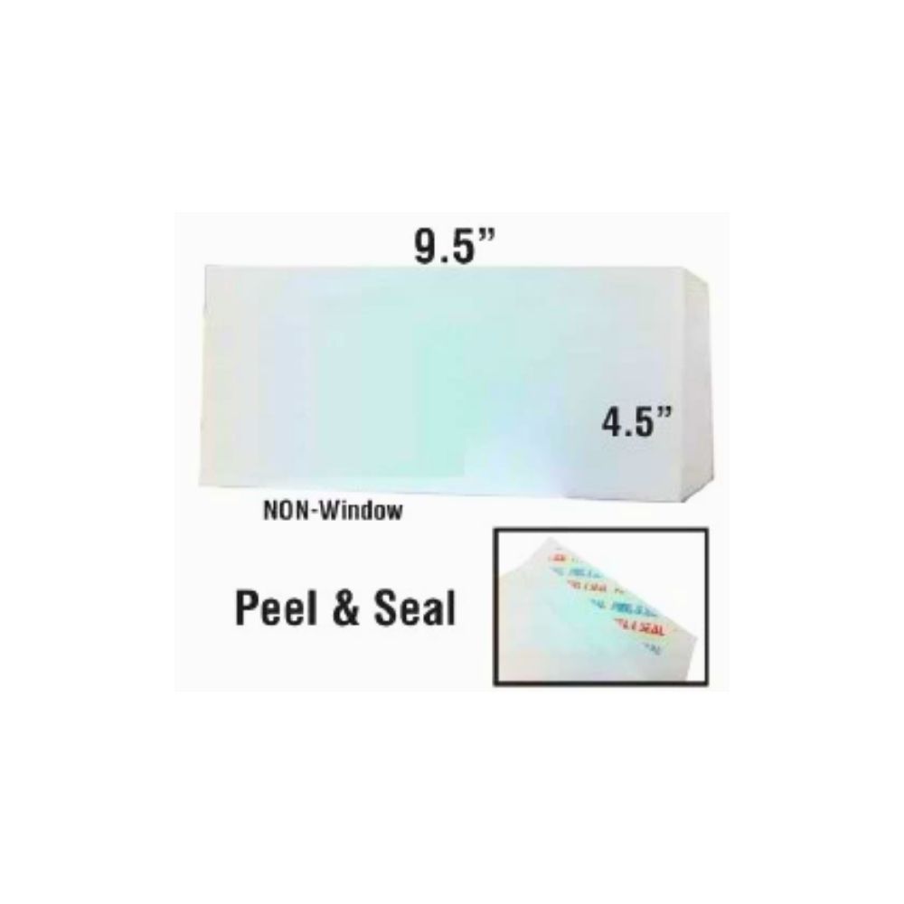 CNW-75.jpg White 4.5 x 9.5 Peel-Seal Envelopes 20 Pack - Image 1