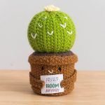 Cute Crochet Cactus Pot Gift Plush