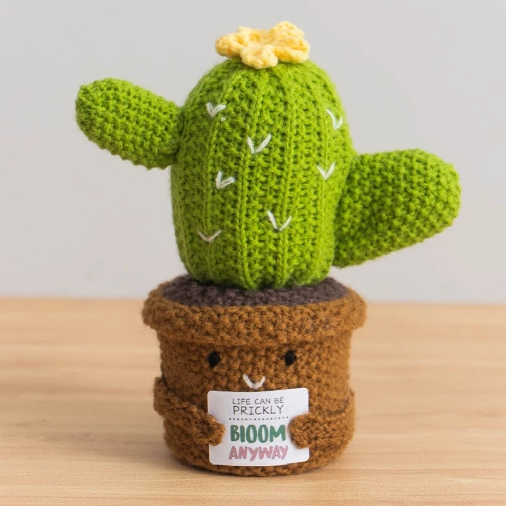 CRA-19.jpg Crochet Cactus Pot with Raised Arms - Image 1