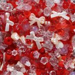 Red Mixed Charm Beads Craft Pack