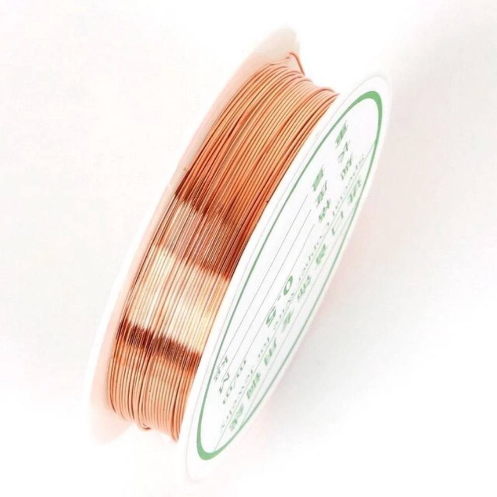 CRA-75.jpg Rose Gold Jewelry Craft Wire Spool - Image 1