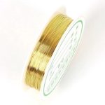 Gold Jewelry Wire Craft Spool