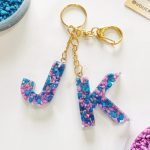 Resin Alphabet Keychain Craft Set