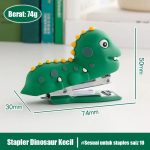 Green Dinosaur Size 10 Mini Desk Stapler