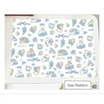 Blue Bunny Pattern Cute Gift Wrapping Paper