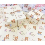 Bear Friends Cute Gift Wrapping Paper Sheets