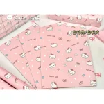Pink Cute Cat Gift Wrapping Paper Sheets