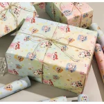Pastel Cute Animal Gift Wrapping Paper Sheets