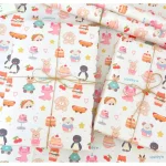 Sweet Dessert Bunny Gift Wrapping Paper Sheets