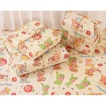 Peach Cartoon Character Gift Wrapping Paper Sheets