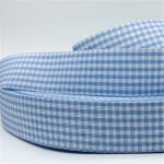 Light Blue Gingham Craft Ribbon Roll Trim